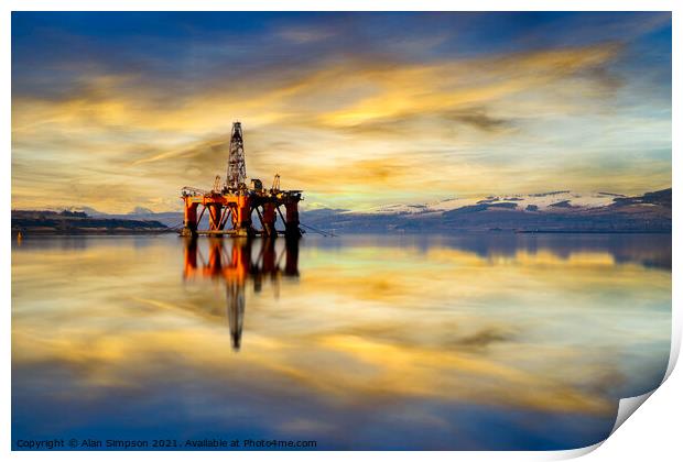 Cromarty Firth Print by Alan Simpson