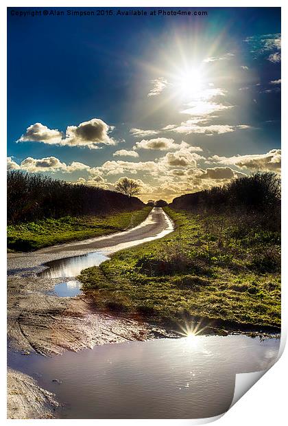  Ringstead Road Print by Alan Simpson