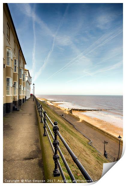 Cromer Print by Alan Simpson