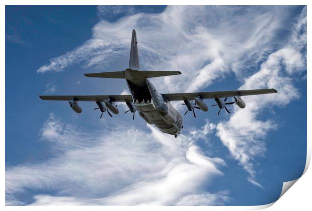 USAF MC-130J Print by Alan Simpson