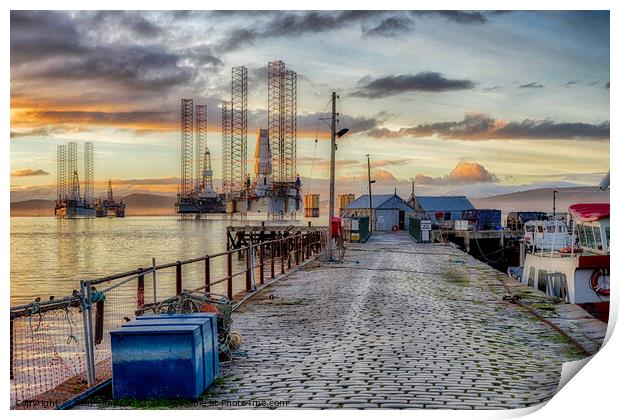 Cromarty Harbour Print by Alan Simpson