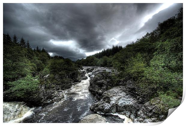  River Orchy Landscape Print by Alexander Roscow
