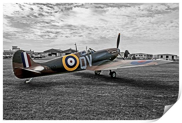 Spitfire Mk1 Print by Simon Hackett