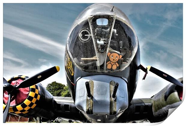 The Nose of Sally B Print by Simon Hackett
