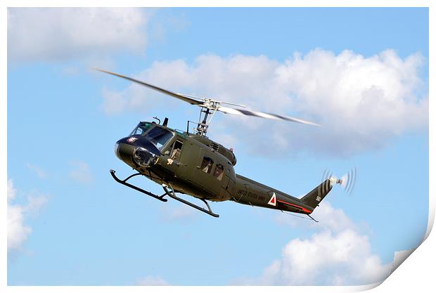  huey helicopter usa Military @ Flying Machines sh Print by Andy Stringer