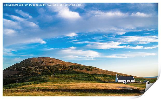  The Mwnt Hill Print by William Duggan