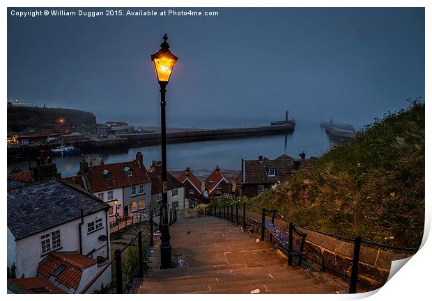  Whitby North Yorkshire . Print by William Duggan