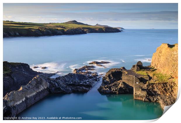 Above the Blue Lagoon Print by Andrew Ray