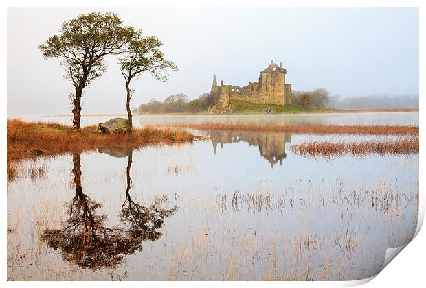Kilchurn Reflections Print by Andrew Ray