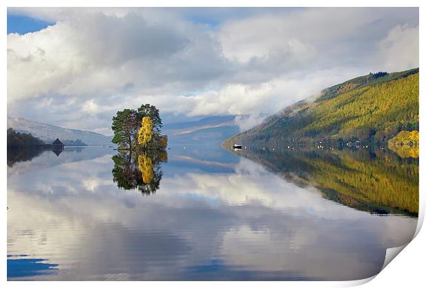 Loch Tay Reflections Print by Andrew Ray