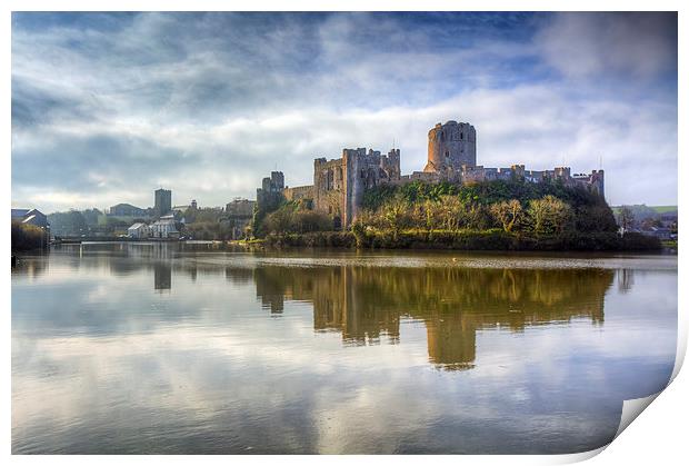 Pembroke Castle Print by Andrew Ray