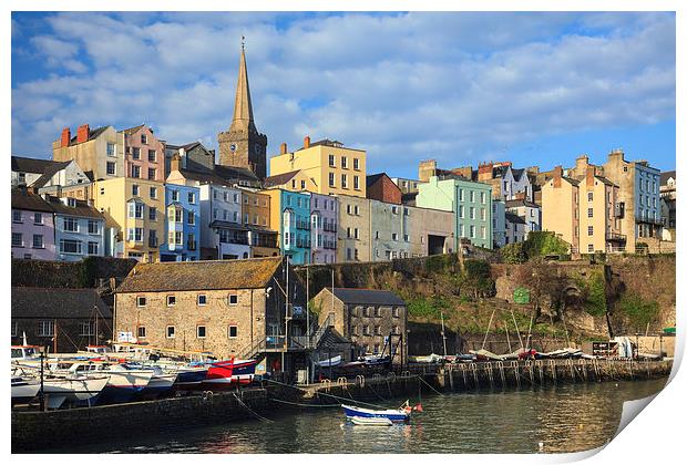 Tenby Print by Andrew Ray