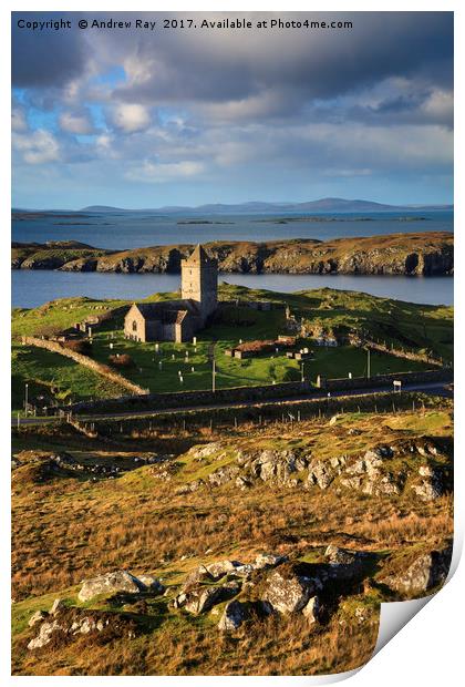 Rodel Church (Isle of Harris) Print by Andrew Ray