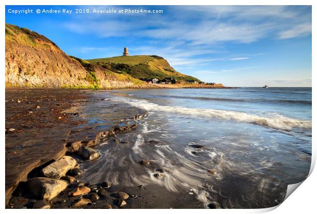Wave Pattern at Kimmeridge by Andrew Ray Print by Andrew Ray