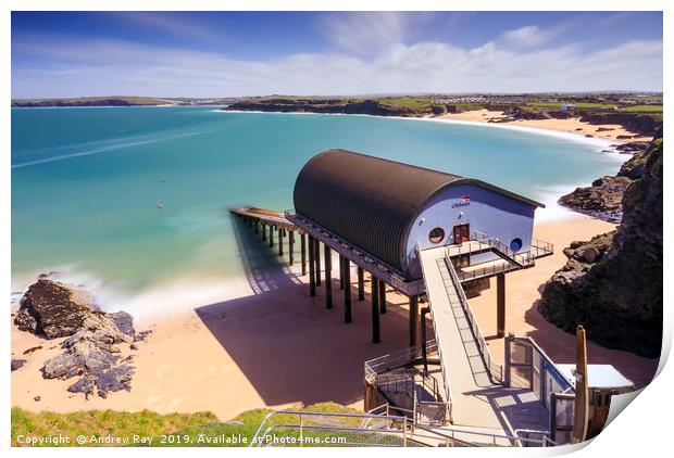 Lifeboat Station (Mother Ivey's Bay Print by Andrew Ray
