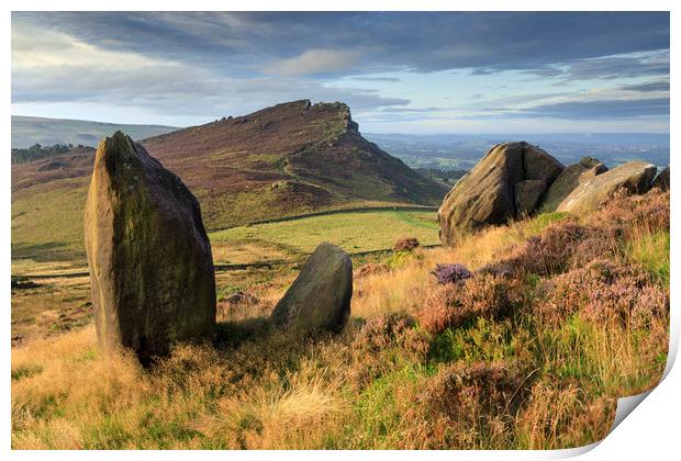 Towards Hen Cloud (from the Roaches) Print by Andrew Ray