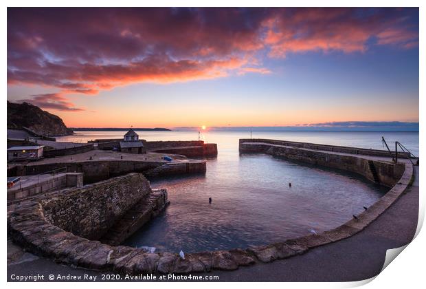 Charlestown Sunrise Print by Andrew Ray