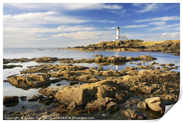 Turnberry Lighthouse Print by Andrew Ray