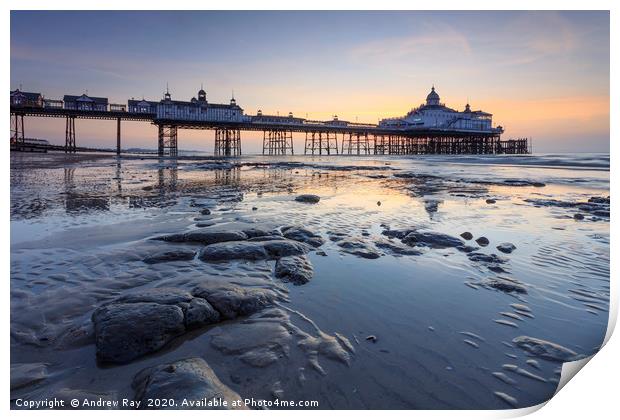 Sunrise at Eastbourne Pier Print by Andrew Ray