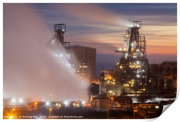 Port Talbot   Print by Andrew Ray