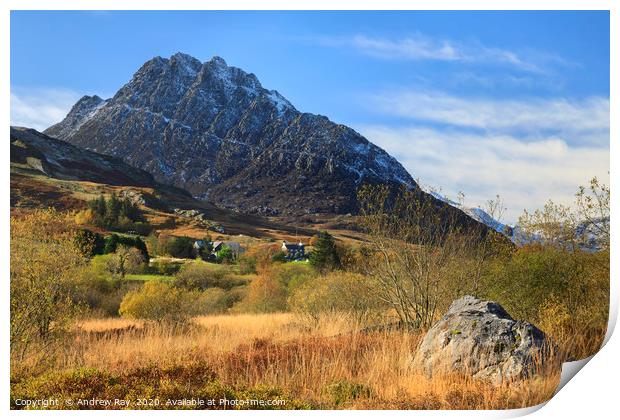 Towards Tryfan Print by Andrew Ray