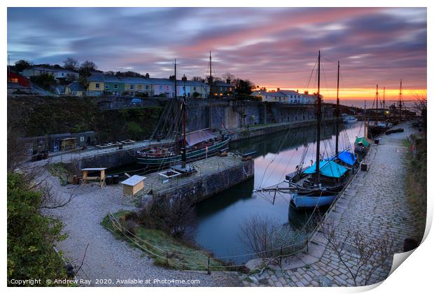 Early morning (Charlestown) Print by Andrew Ray