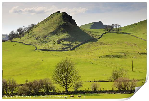 Parkhouse and Chrome Hills Print by Andrew Ray