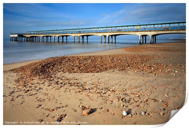 Boscombe Pier Print by Andrew Ray