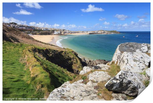 Porthminster Point (St Ives) Print by Andrew Ray