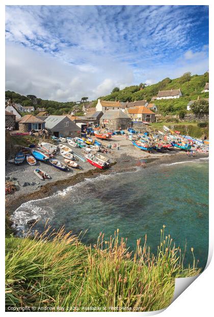 Cadgwith View Print by Andrew Ray