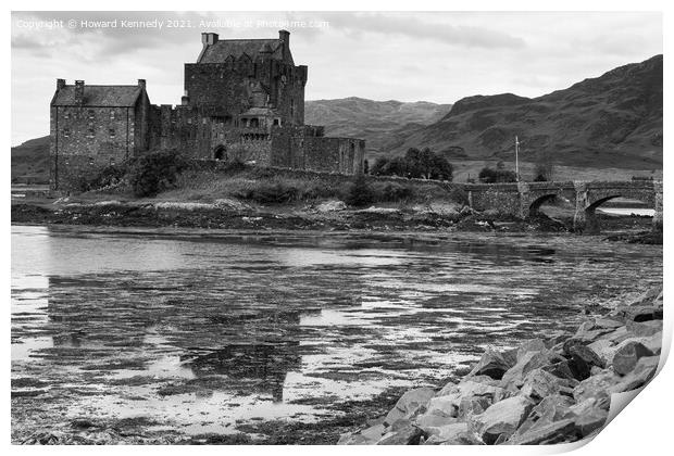 Eilean Donan Castle Print by Howard Kennedy