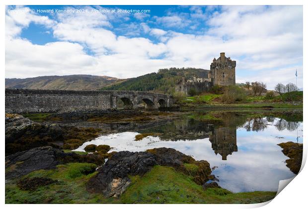 Eilean Donan Castle, Scotland Print by Howard Kennedy
