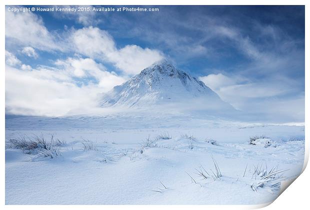 Buachaille Etive Mor Print by Howard Kennedy