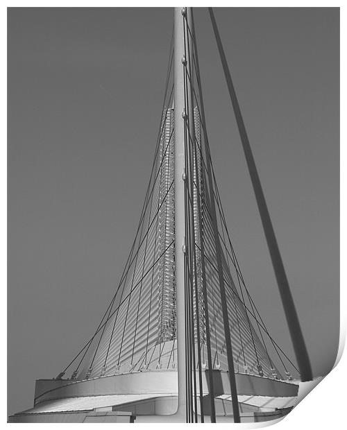 Milwaukee Art Museum Print by Amit Saha