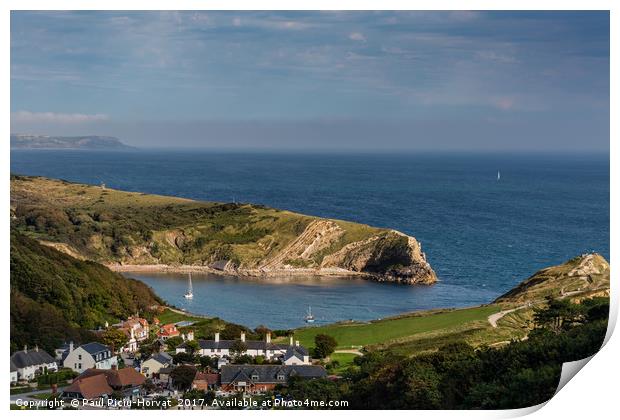 Lulworth Cove & West Lulworth Print by Paul Piciu-Horvat