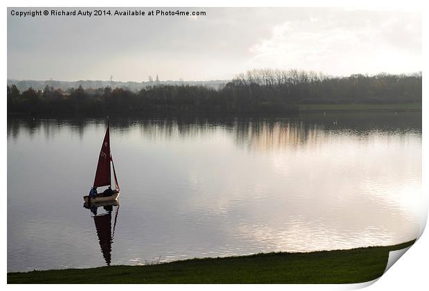  On Reflection Print by Richard Auty