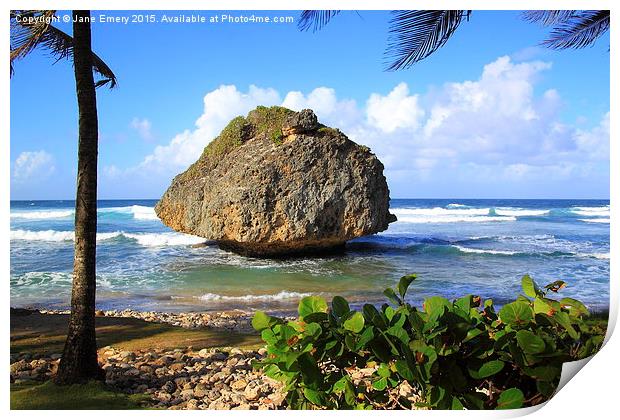  Bathsheba, East Coast of Barbados Print by Jane Emery