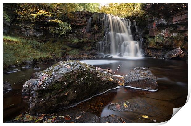 East Gill Waterfall  Print by David Holder