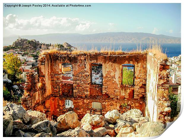  Ruined windows of colour Print by Joseph Pooley