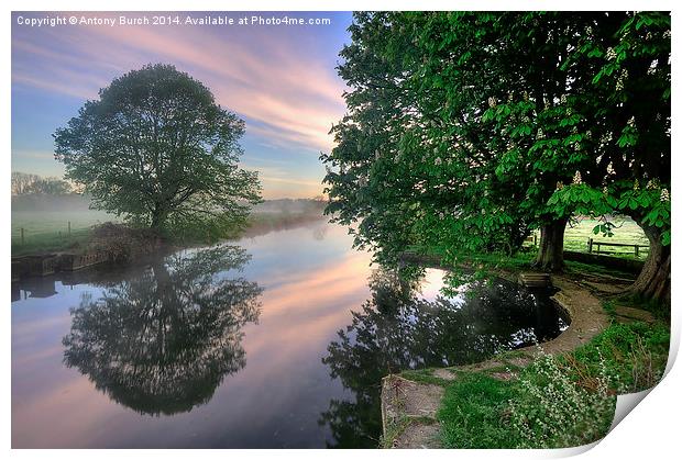  The Old Bathing Place Print by Antony Burch