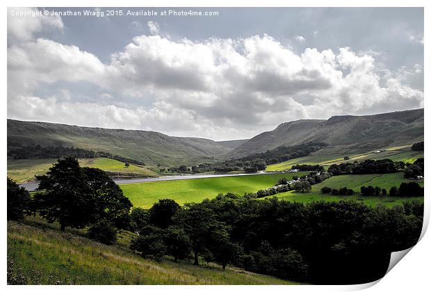  Dove Stones Reservoir Print by Jonathan Wragg