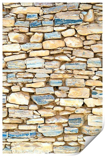 A wall for your wall Print by Dave Carroll