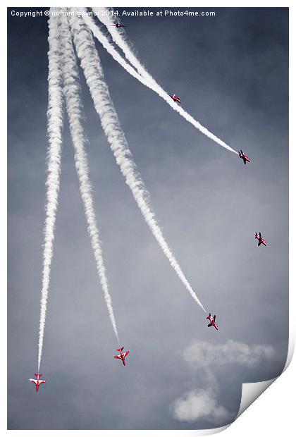  The Reds Print by Richard Gaynor
