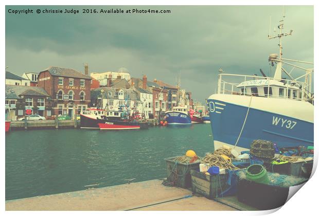 weymouth harbour dorset uk  Print by Heaven's Gift xxx68