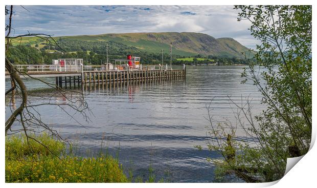 Pier view Print by Jonathon barnett