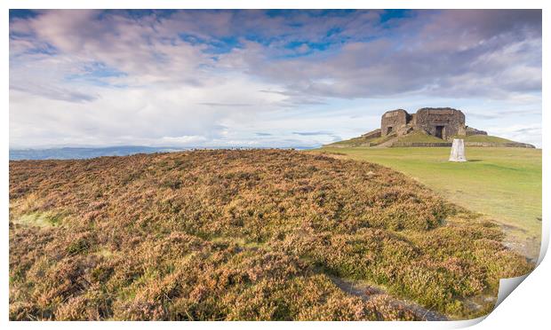 Jubilee Tower Moel Famau Print by Jonathon barnett