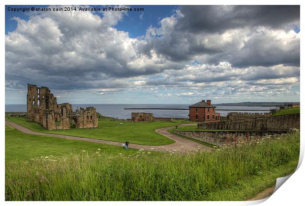  Tynemouth Priory Print by Sharon Cain