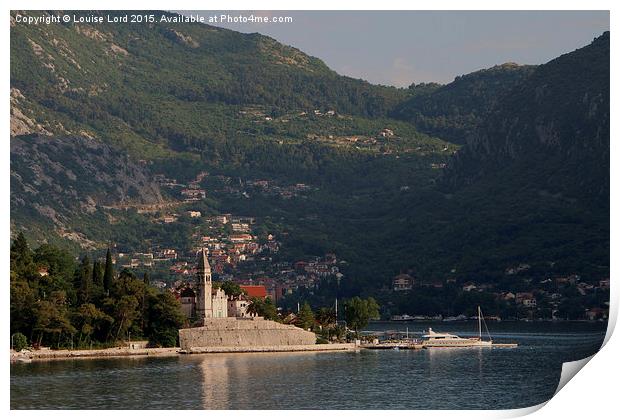  Kotor, Montenegro Print by Louise Lord