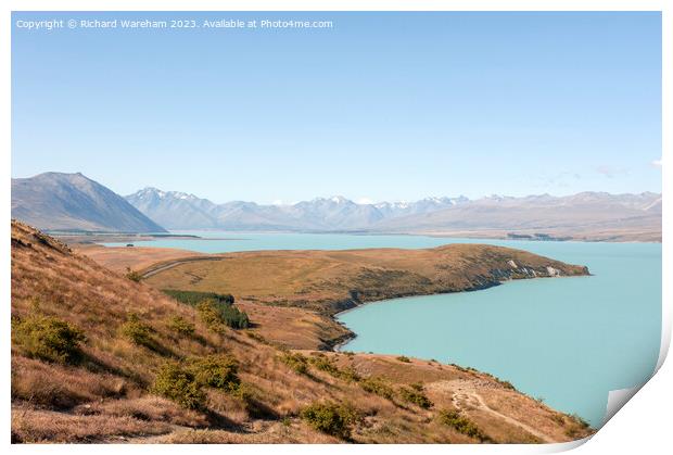 Lake Tekapo New Zealand  Print by Richard Wareham