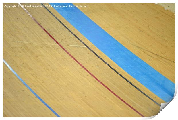  GV General view track, velodrome. Print by Richard Wareham